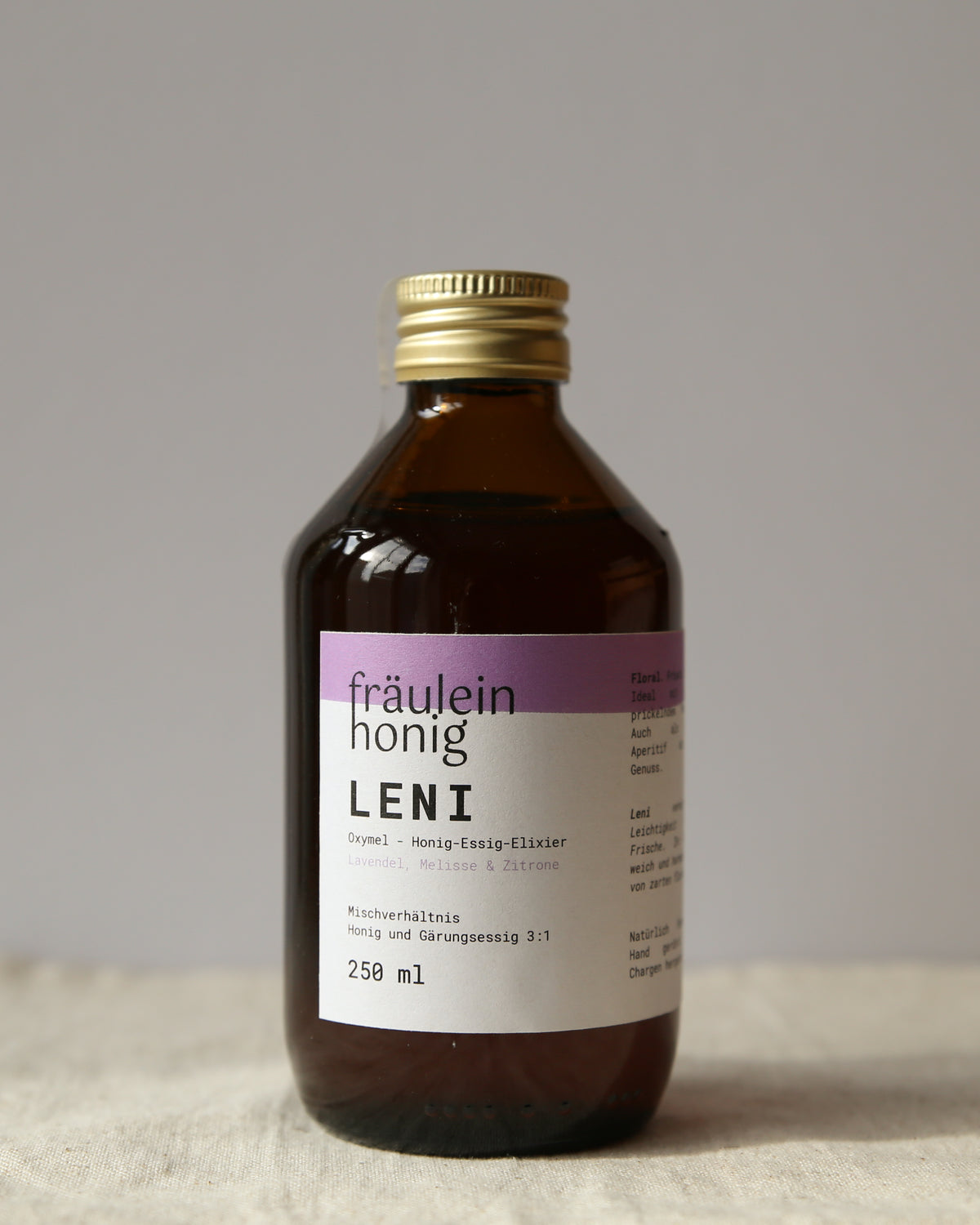 Oxymel •Leni•| mit Lavendel, Melisse & Zitrone