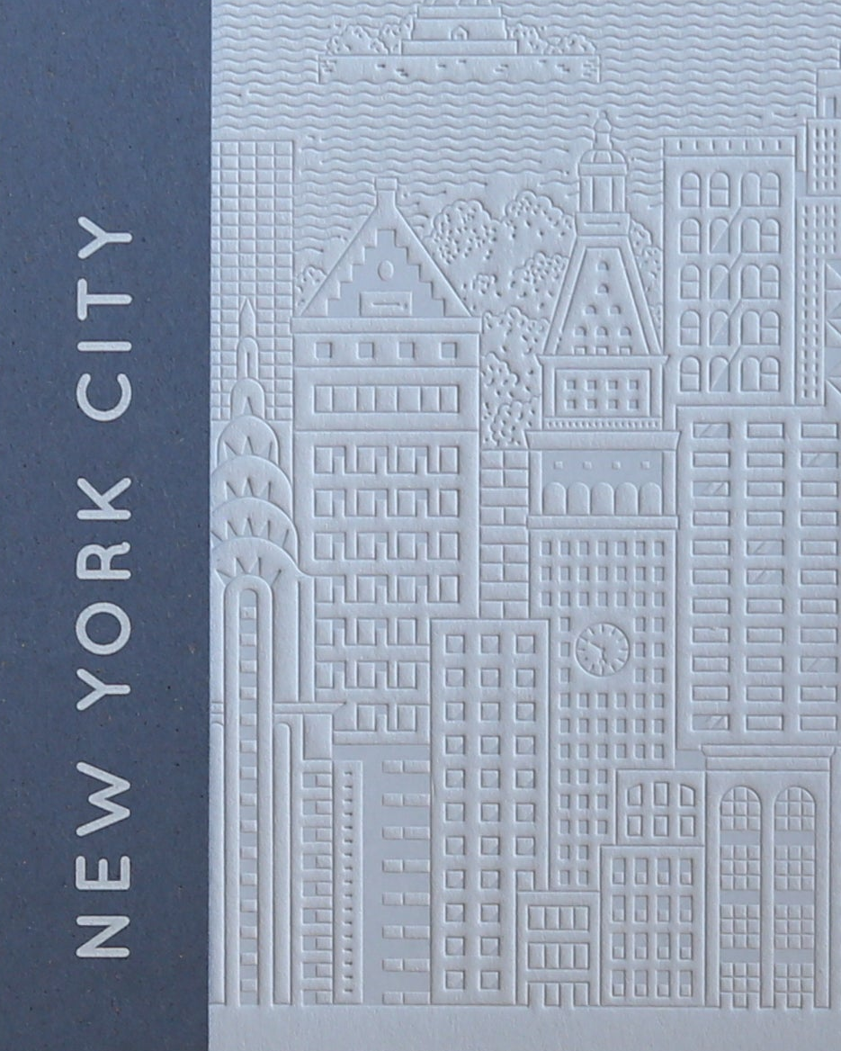 Handeprägtes Notizbuch | new york